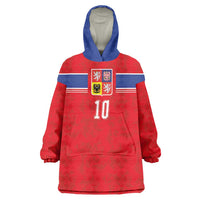 Custom Czech Football Wearable Blanket Hoodie Glory 2026 Sporty Style