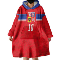 Custom Czech Football Wearable Blanket Hoodie Glory 2026 Sporty Style