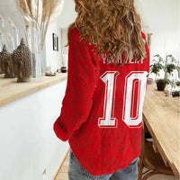 Custom Czech Football Women Casual Shirt Glory 2026 Sporty Style