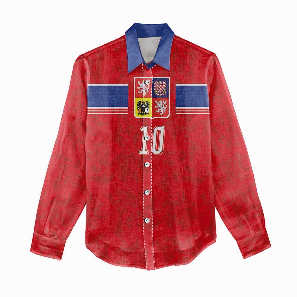 Custom Czech Football Women Casual Shirt Glory 2026 Sporty Style