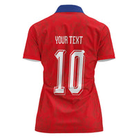 Custom Czech Football Women Polo Shirt Glory 2026 Sporty Style