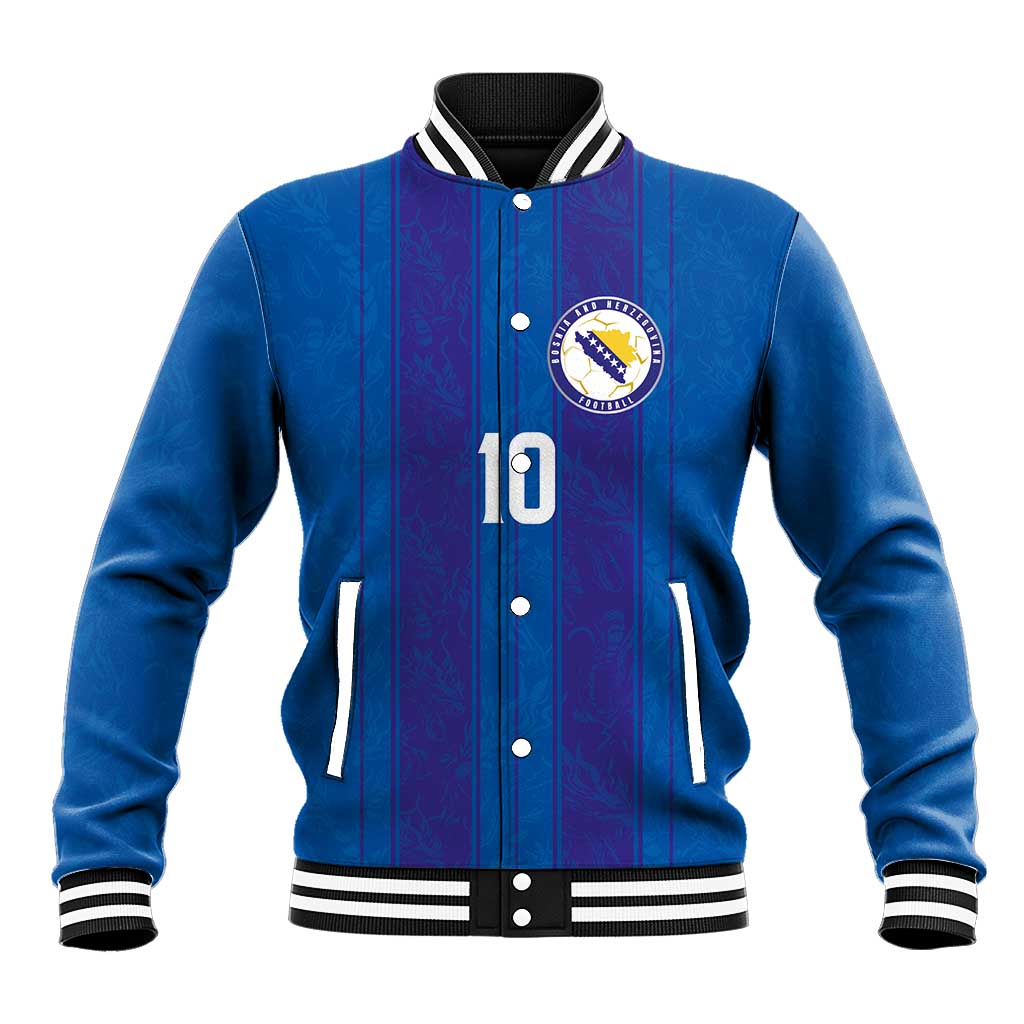 Custom Bosnia and Herzegovina Football Baseball Jacket Zmajevi Glory 2026