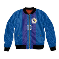 Custom Bosnia and Herzegovina Football Bomber Jacket Zmajevi Glory 2026