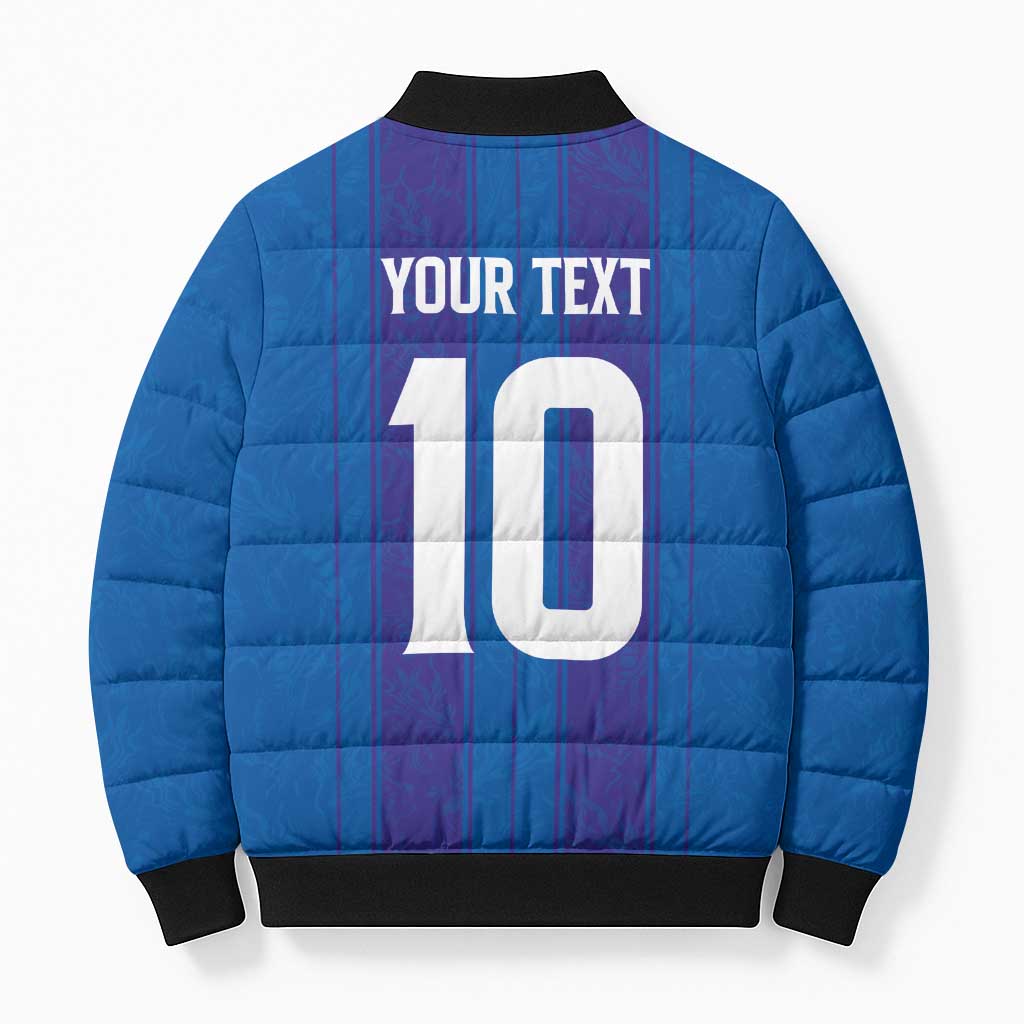 Custom Bosnia and Herzegovina Football Bomber Puffer Jacket Zmajevi Glory 2026