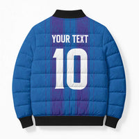 Custom Bosnia and Herzegovina Football Bomber Puffer Jacket Zmajevi Glory 2026