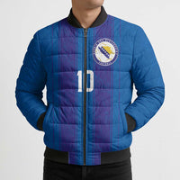 Custom Bosnia and Herzegovina Football Bomber Puffer Jacket Zmajevi Glory 2026