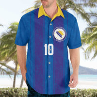Custom Bosnia and Herzegovina Football Hawaiian Shirt Zmajevi Glory 2026