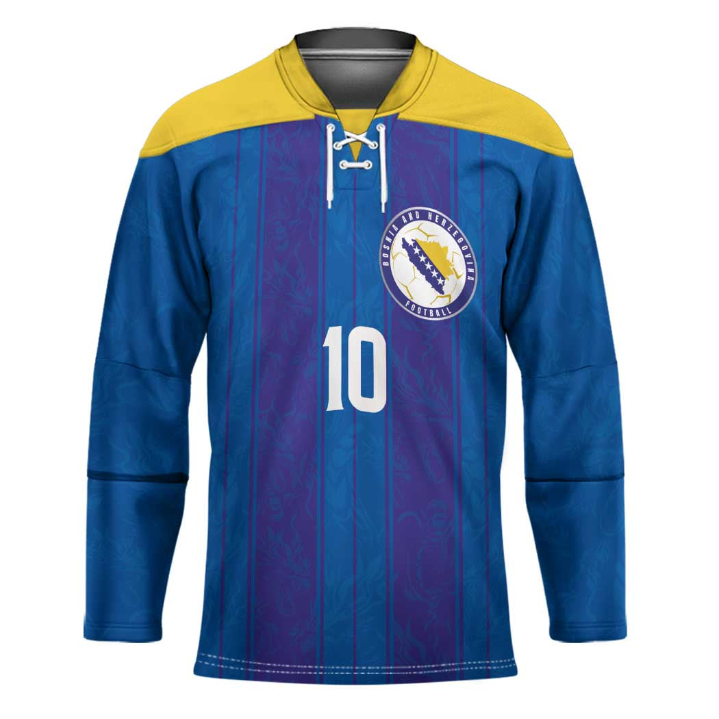 Custom Bosnia and Herzegovina Football Hockey Jersey Zmajevi Glory 2026