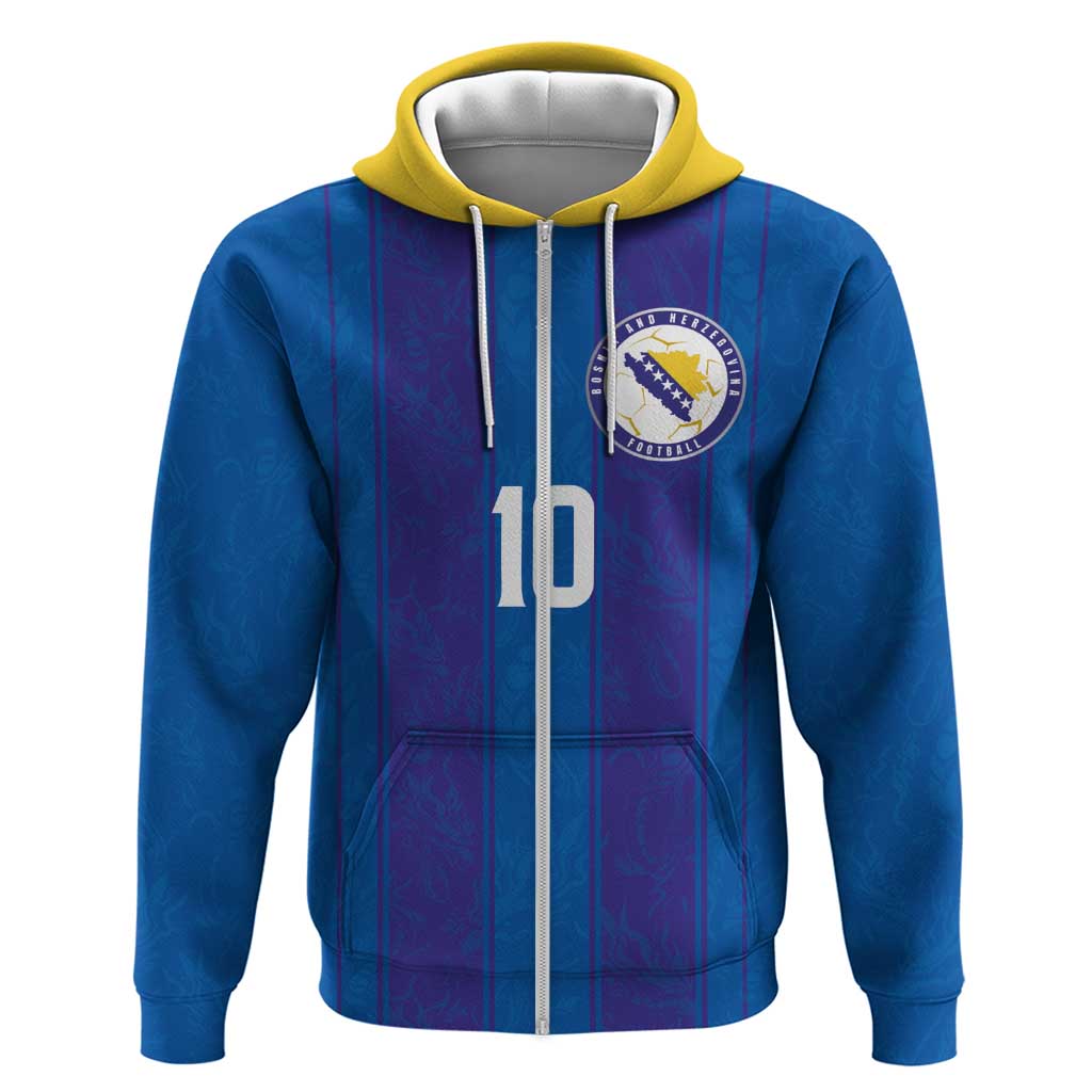 Custom Bosnia and Herzegovina Football Hoodie Zmajevi Glory 2026