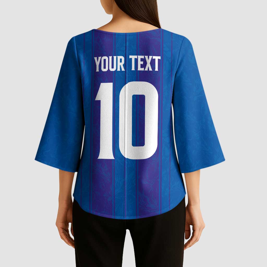 Custom Bosnia and Herzegovina Football Kimono Sleeve Blouse Zmajevi Glory 2026