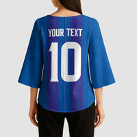Custom Bosnia and Herzegovina Football Kimono Sleeve Blouse Zmajevi Glory 2026