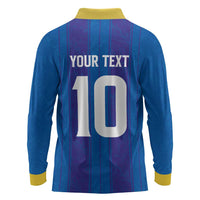 Custom Bosnia and Herzegovina Football Long Sleeve Polo Shirt Zmajevi Glory 2026