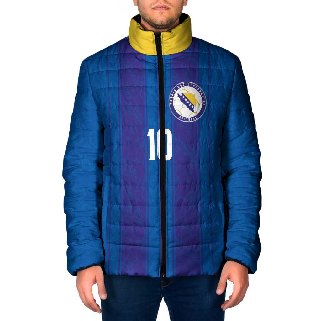 Custom Bosnia and Herzegovina Football Padded Jacket Zmajevi Glory 2026