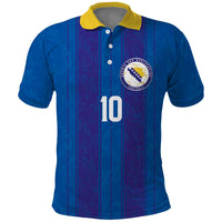 Custom Bosnia and Herzegovina Football Polo Shirt Zmajevi Glory 2026