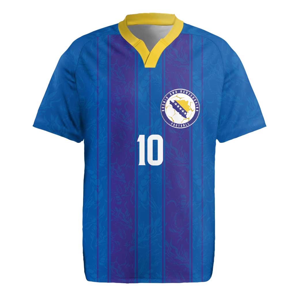 Custom Bosnia and Herzegovina Football Rugby Jersey Zmajevi Glory 2026
