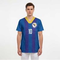 Custom Bosnia and Herzegovina Football Scrub Top Zmajevi Glory 2026