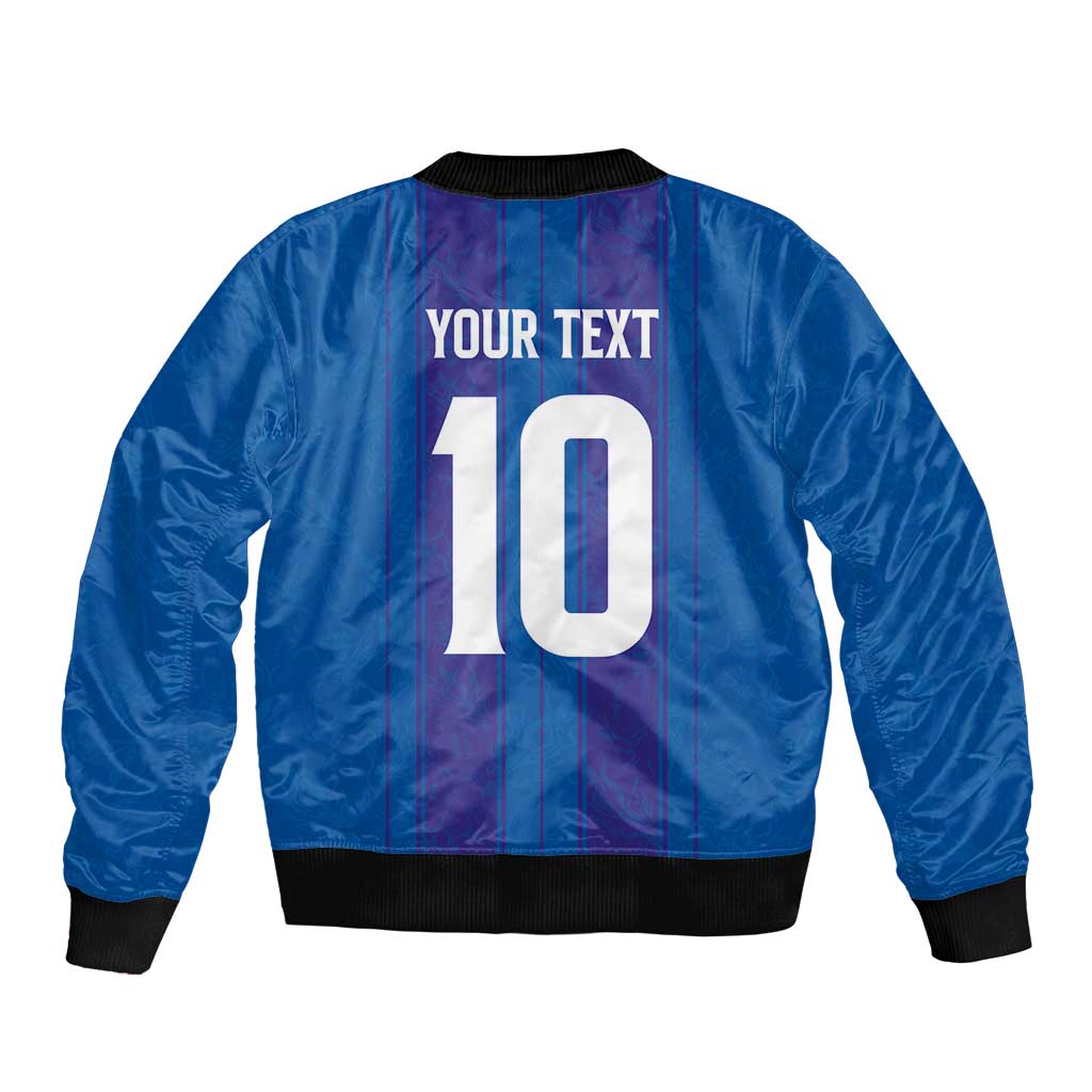 Custom Bosnia and Herzegovina Football Sleeve Zip Bomber Jacket Zmajevi Glory 2026