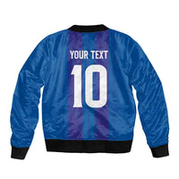 Custom Bosnia and Herzegovina Football Sleeve Zip Bomber Jacket Zmajevi Glory 2026