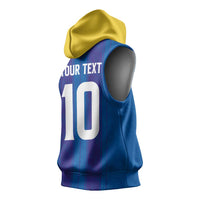 Custom Bosnia and Herzegovina Football Sleeveless Hoodie Zmajevi Glory 2026