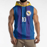 Custom Bosnia and Herzegovina Football Sleeveless Hoodie Zmajevi Glory 2026