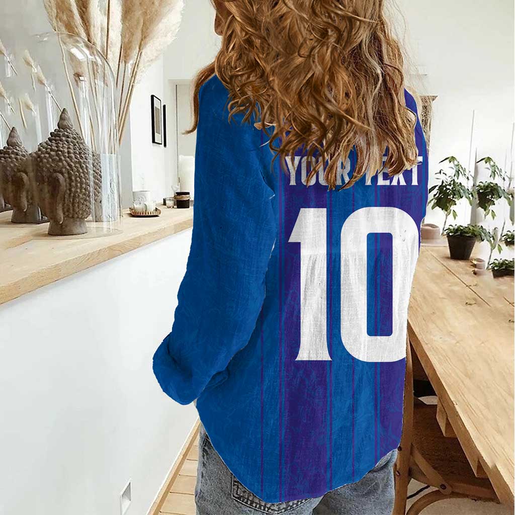 Custom Bosnia and Herzegovina Football Women Casual Shirt Zmajevi Glory 2026