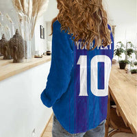 Custom Bosnia and Herzegovina Football Women Casual Shirt Zmajevi Glory 2026