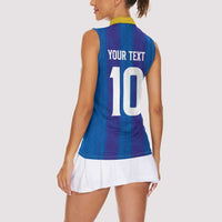 Custom Bosnia and Herzegovina Football Women Sleeveless Polo Shirt Zmajevi Glory 2026