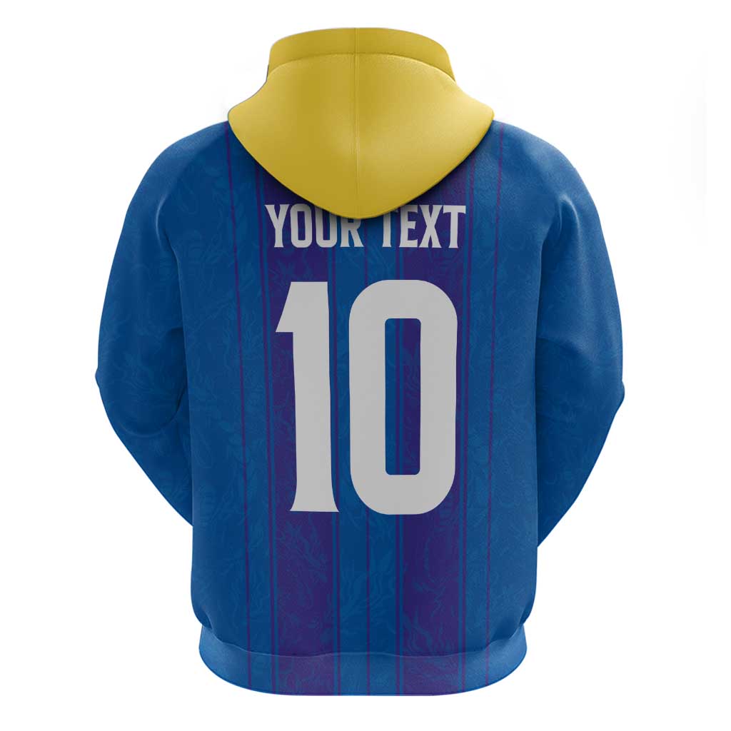 Custom Bosnia and Herzegovina Football Zip Hoodie Zmajevi Glory 2026