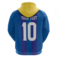Custom Bosnia and Herzegovina Football Zip Hoodie Zmajevi Glory 2026