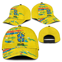 Brasil Football Classic Cap Abstract Art Inspired Rio Mosaic Steps