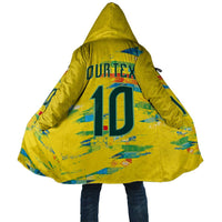 Custom Brasil Football Cloak Abstract Art Inspired Rio Mosaic Steps