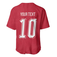 Custom Switzerland National Football Baseball Jersey Abstract Topographic Wave Pattern