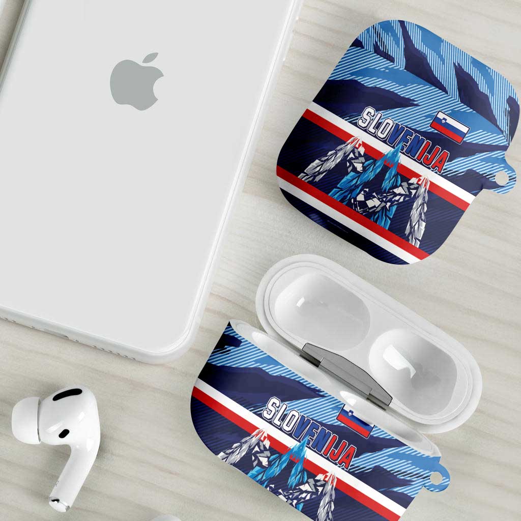 Slovenia Sport Fan Jersey AirPods Case Broken Ice Style Patterns - Wonder Print Shop