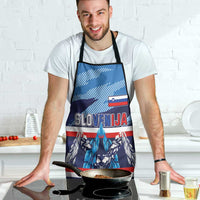 Slovenia Sport Fan Jersey Apron Broken Ice Style Patterns - Wonder Print Shop