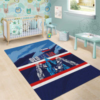 Slovenia Sport Fan Jersey Area Rug Broken Ice Style Patterns - Wonder Print Shop