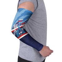 Slovenia Sport Fan Jersey Arm Sleeves Broken Ice Style Patterns - Wonder Print Shop