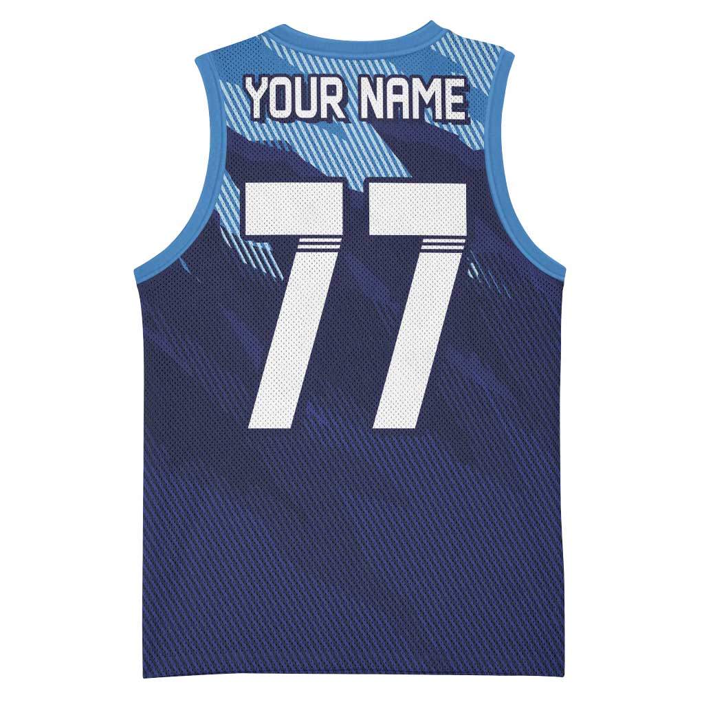 Custom Slovenia Sport Fan Jersey Basketball Jersey Broken Ice Style Patterns - Wonder Print Shop