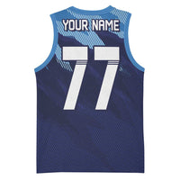 Custom Slovenia Sport Fan Jersey Basketball Jersey Broken Ice Style Patterns - Wonder Print Shop