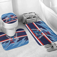 Slovenia Sport Fan Jersey Bathroom Set Broken Ice Style Patterns - Wonder Print Shop