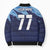 Custom Slovenia Sport Fan Jersey Bomber Puffer Jacket Broken Ice Style Patterns - Wonder Print Shop