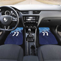 Slovenia Sport Fan Jersey Car Mats Broken Ice Style Patterns - Wonder Print Shop