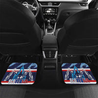 Slovenia Sport Fan Jersey Car Mats Broken Ice Style Patterns - Wonder Print Shop
