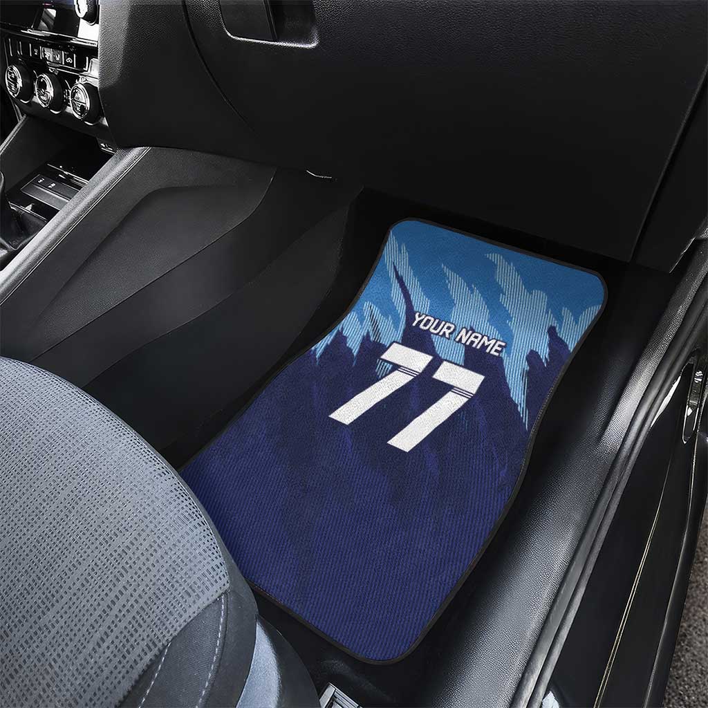 Slovenia Sport Fan Jersey Car Mats Broken Ice Style Patterns - Wonder Print Shop