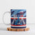 Custom Slovenia Sport Fan Jersey Ceramic Mug Broken Ice Style Patterns - Wonder Print Shop