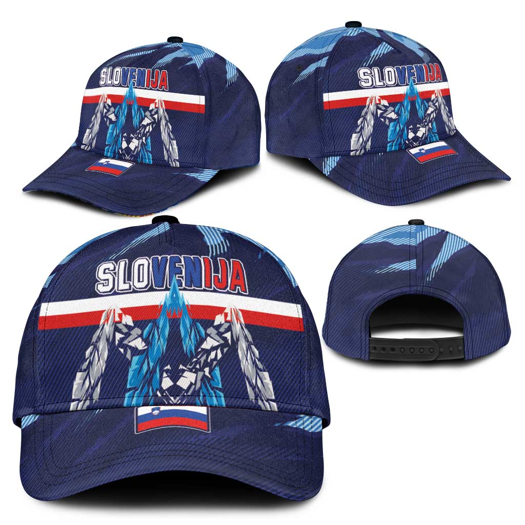 Slovenia Sport Fan Jersey Classic Cap Broken Ice Style Patterns - Wonder Print Shop