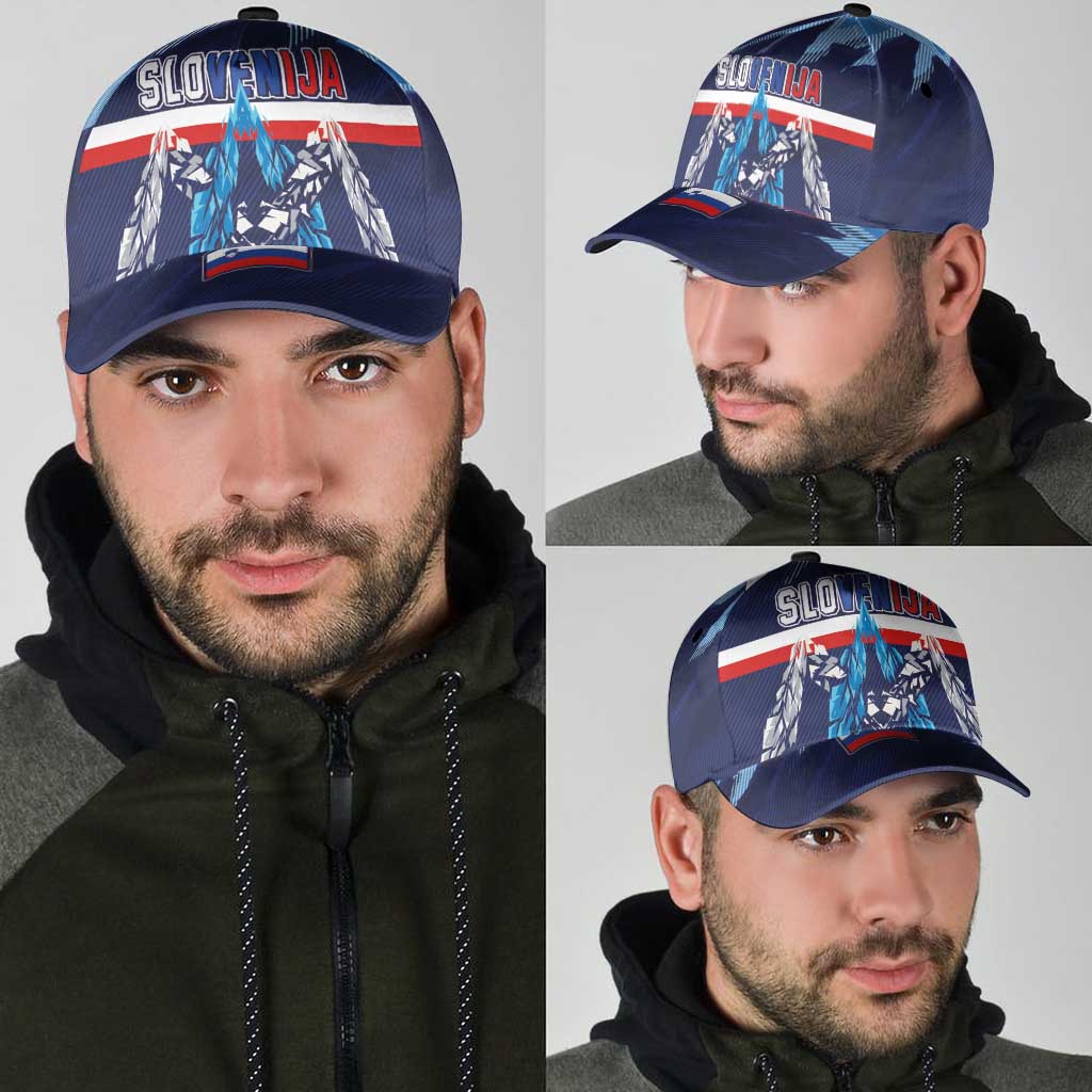 Slovenia Sport Fan Jersey Classic Cap Broken Ice Style Patterns - Wonder Print Shop