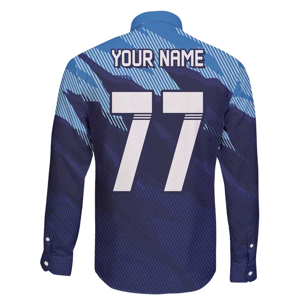 Custom Slovenia Sport Fan Jersey Family Matching Long Sleeve Bodycon Dress and Hawaiian Shirt Broken Ice Style Patterns - Wonder Print Shop