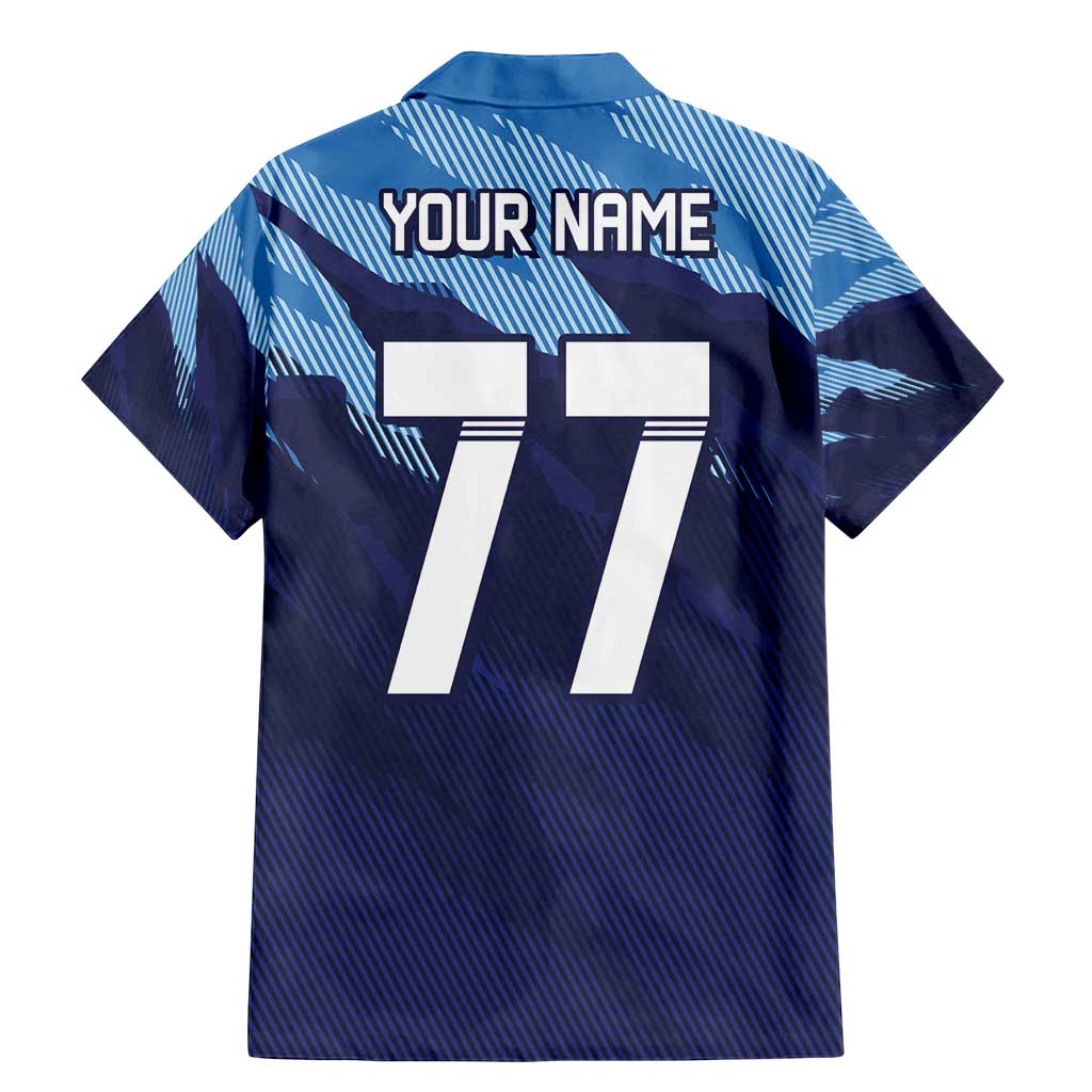 Custom Slovenia Sport Fan Jersey Family Matching Mermaid Dress and Hawaiian Shirt Broken Ice Style Patterns - Wonder Print Shop