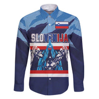 Custom Slovenia Sport Fan Jersey Family Matching Short Sleeve Bodycon Dress and Hawaiian Shirt Broken Ice Style Patterns - Wonder Print Shop