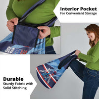 Slovenia Sport Fan Jersey Grocery Bag Broken Ice Style Patterns - Wonder Print Shop